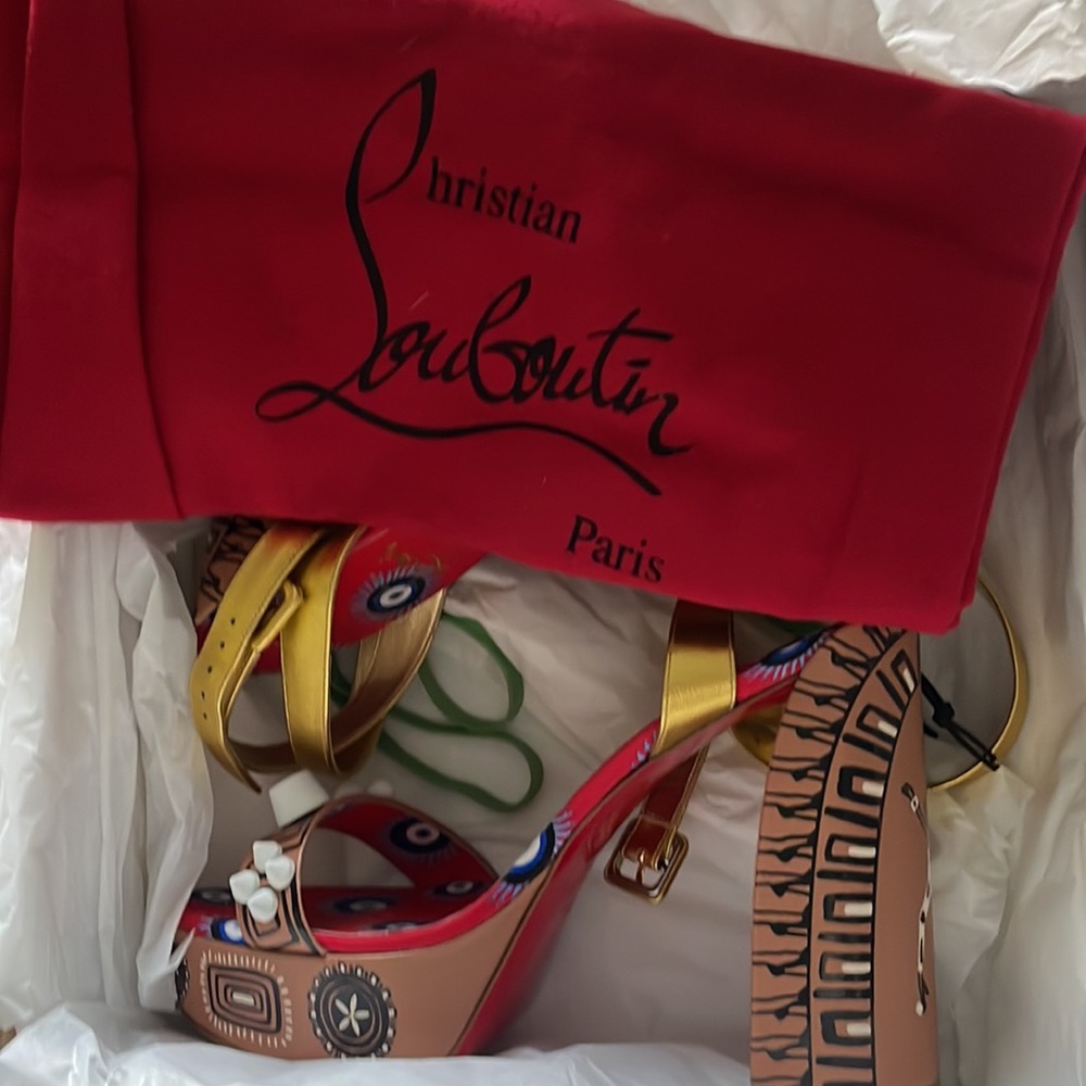 Christian Louboutin Paris platform sandals